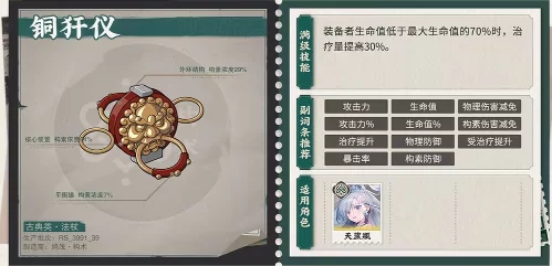 物华弥新针铺铜版深造：高效装备搭配与选择策略解析