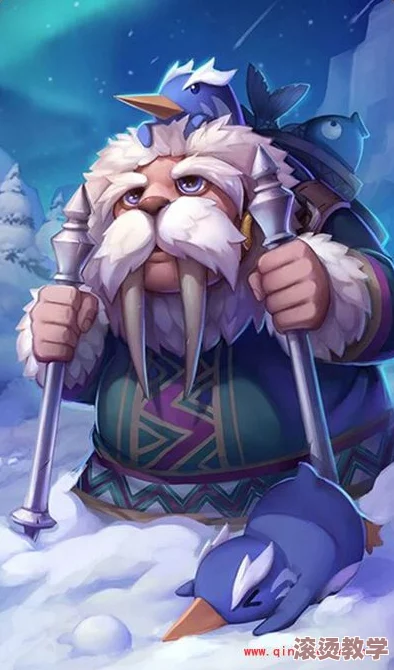 刀塔传奇：力量型中排英雄海民，踏雪无声袭来震撼战场